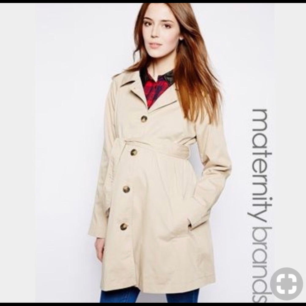 Mamalicious for ASOS Maternity Trench Coat